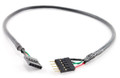 18in Internal 5-Pin USB IDC Motherboard Header Male to Female Extension Cable - StarTech USBINT5PINMF