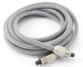12 ft. Premium Toslink Digital Audio Optical Cable, 8.00mm OD, with Fancy Metal Connectors