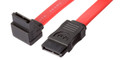 18" SATA-II Right Angle to SATA-II Staight Angle Data Cable