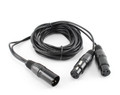 12 ft. XLR Male to 2-XLR Female Microphone Y-Splitter Cable