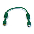 1.5 Ft HDMI Cable 1.3a 28AWG with Ferrite Cores, Green