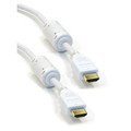 1.5 Ft HDMI Cable 1.3a 28AWG with Ferrite Cores, White