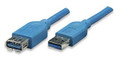 3 ft. USB 3.0 Super-Speed A Male to A Female Extension Cable