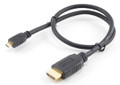 1.5 Ft High Speed Micro-HDMI (Type D) to HDMI (Type A) w/ Ethernet Cable