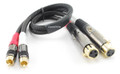 1.5 ft. Pro-Series 2-XLR Female to 2-RCA Male Audio Cable