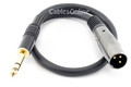 1.5 ft. Premium XLR Male to 1/4 inch TRS Male Audio Cable, 16AWG, Gold-Plated