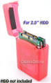 2.5 Inch HDD Protective Storage Box for IDE or SATA, Red