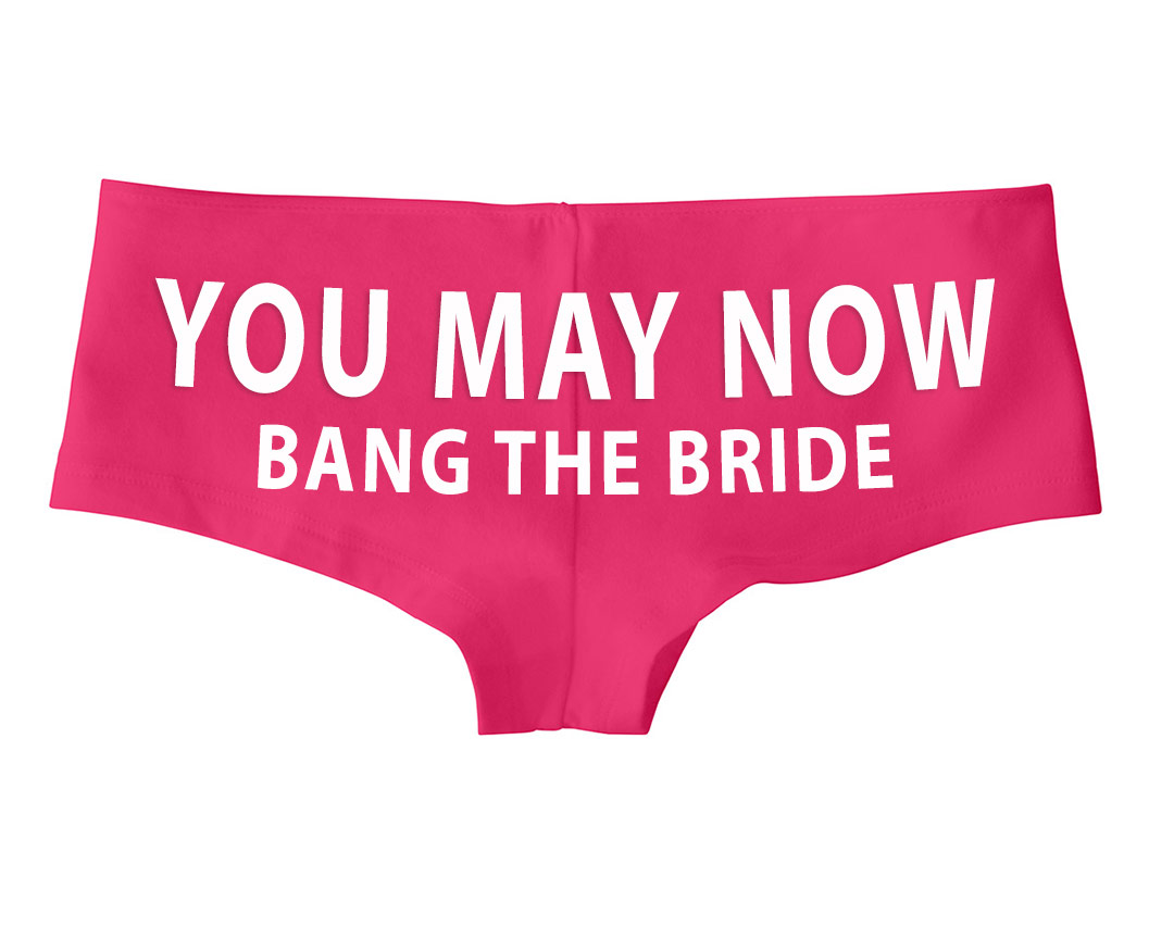 TROPHY WIFE new honeymoon engagement bridal bachelorette hen party panties gift
