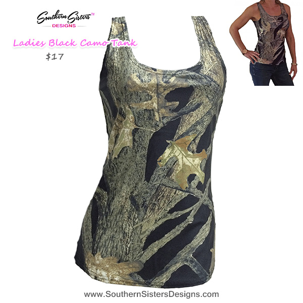 Click Here To See Midnight Camo Pattern On Ladies Tank Top