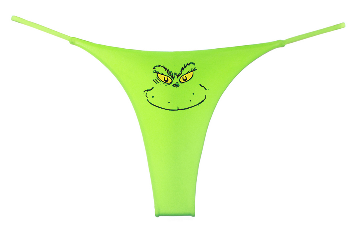 Grinch Thong Lingerie
