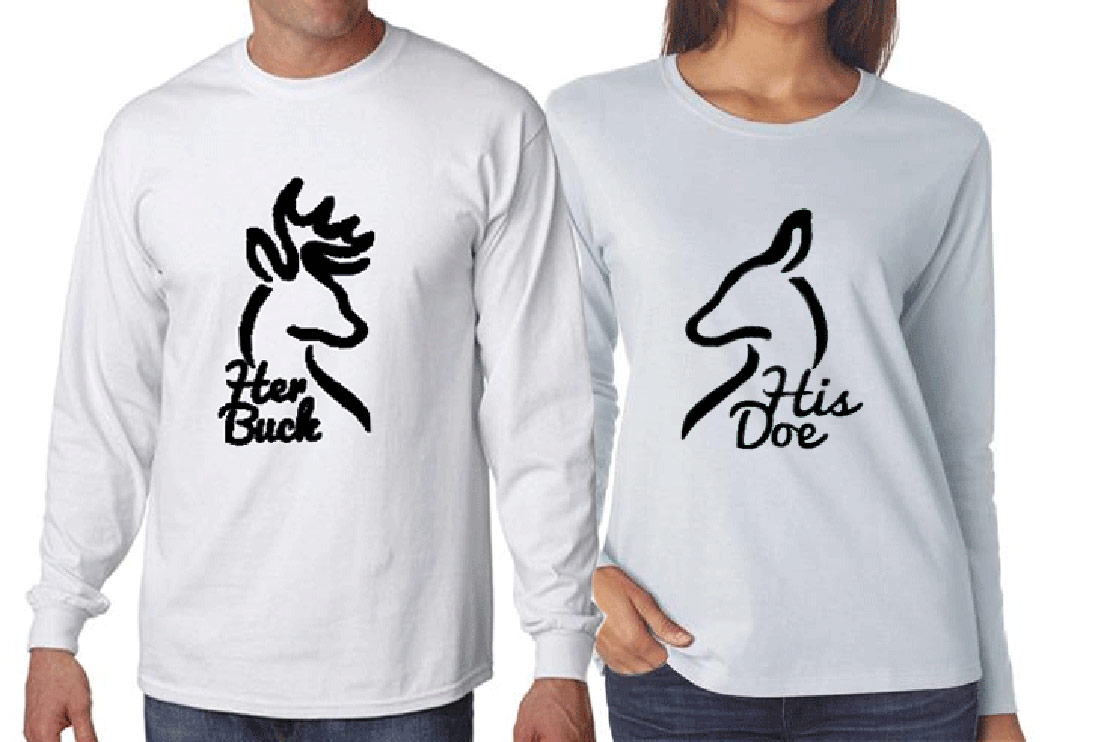 Buck and Doe Wedding Shirts