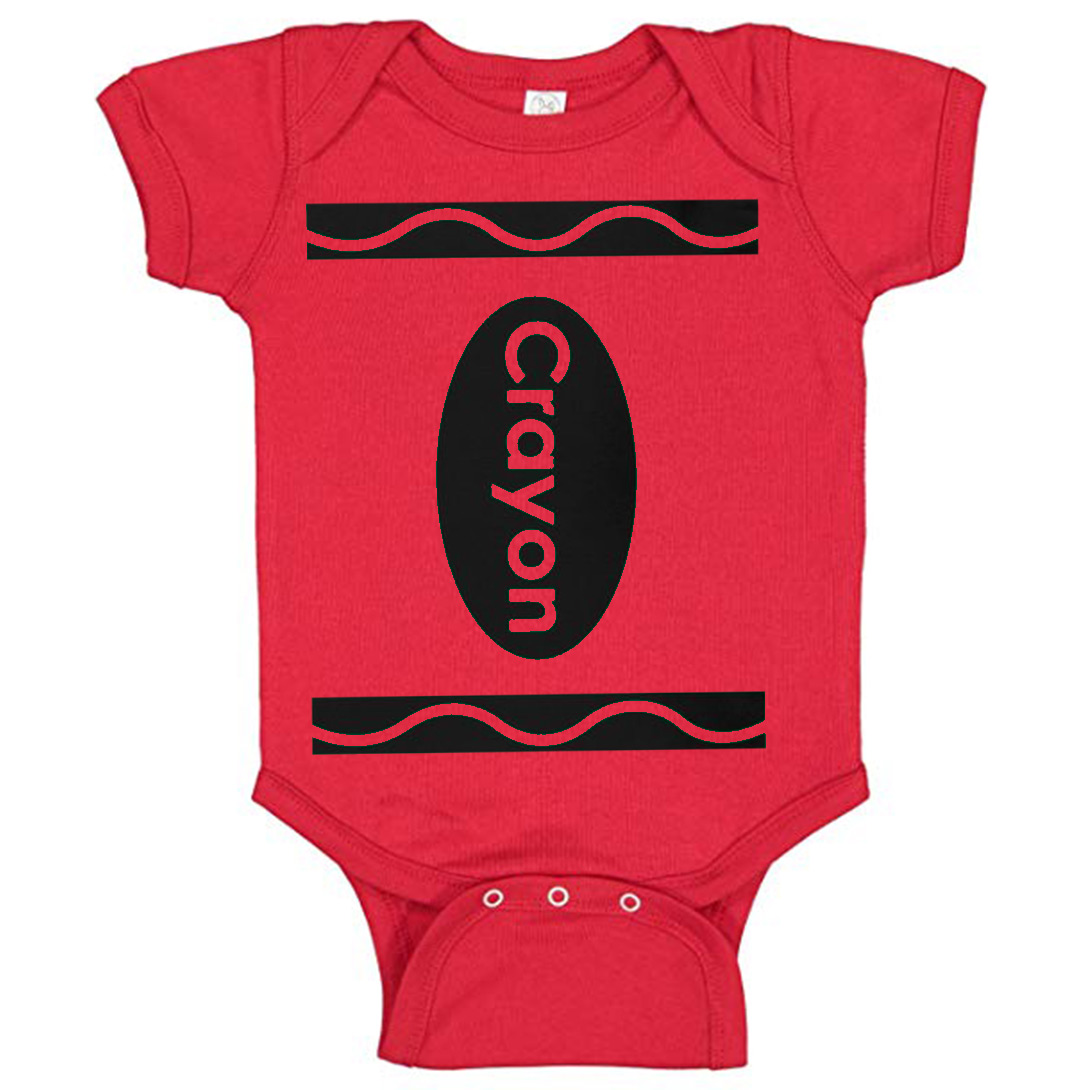 Buy Red Crayon Baby Onesie