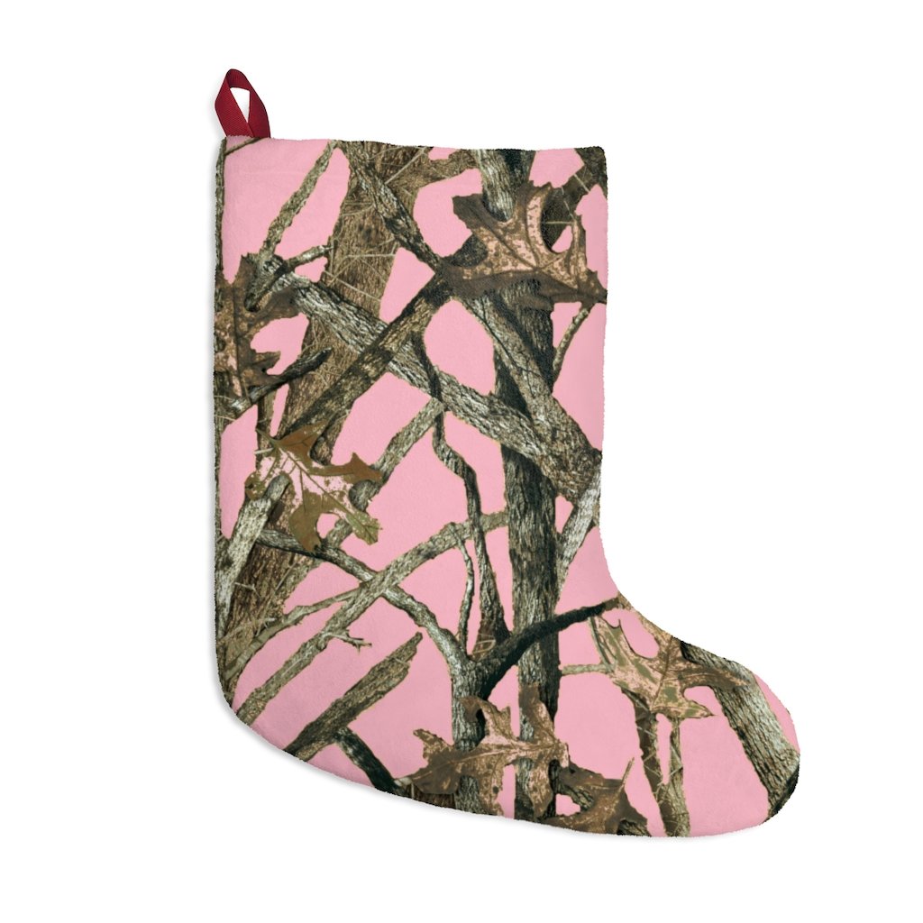 Pink Camo Christmas Stocking 