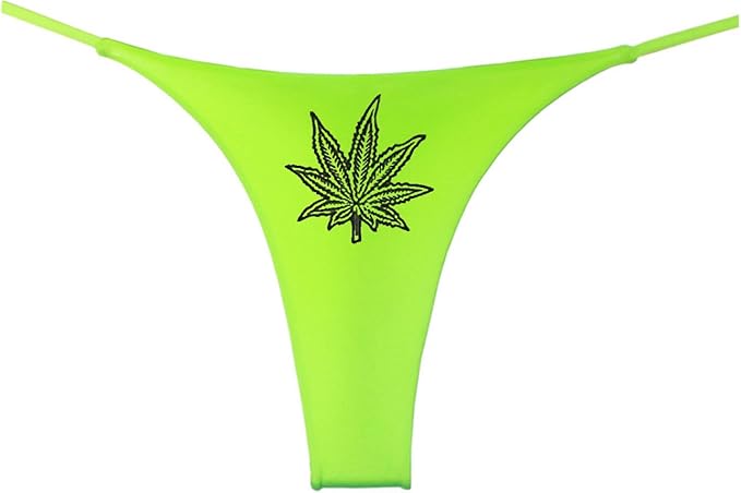 Pot Leaf Panties Thong