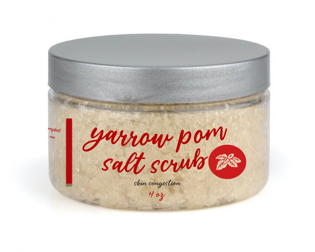 Yarrow Pom Skin Congestion Salt Scrub
