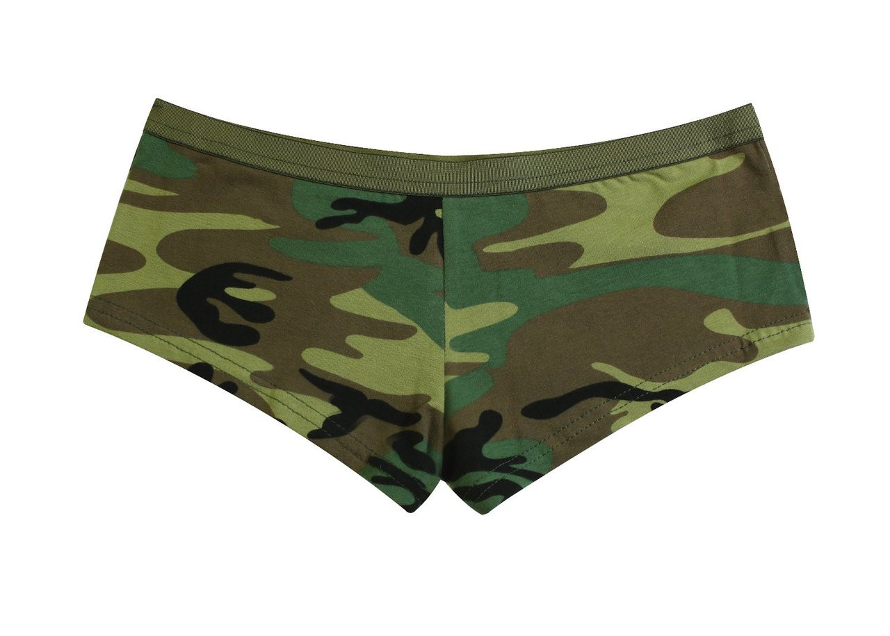 camo boy shorts