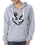 Buck and Doe Love Oxford Hoodie for Women
