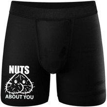 Funny Mens Underwear Nuts About You Boxer