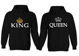 King and Queen Couples Hoodies Set