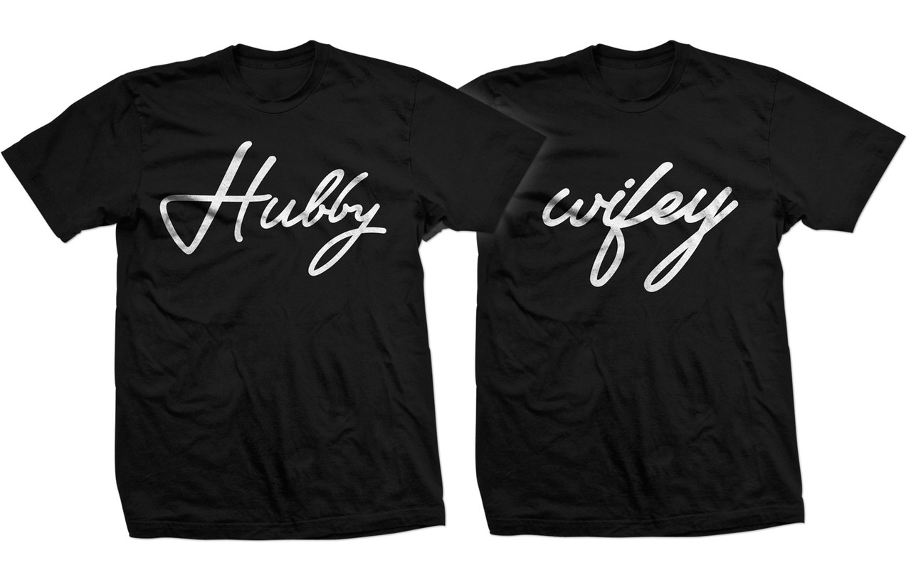 hubby wifey shirts