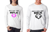 He's Got The Rifle and She's Got The Rack Couples T Shirts