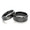promise and wedding ring in black royal