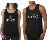 King and Queen tank tops for couples