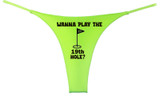19th Hole Golf Panty for Women Funny Bachelorette Gifts Putter