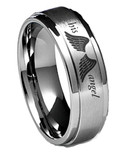 His Angel Ring with Wings For Girlfriend, Wife, Wedding Promise