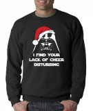 Darth Vader Santa - I Find Your Lack of Cheer Disturbing Crewneck