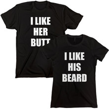 Butt and Beard Couples Shirt Set