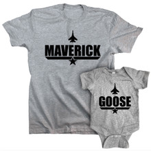 Maverick and Goose Top Gun Combo Set for Fathers and Sons