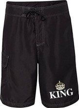 Just Married King Board Shorts