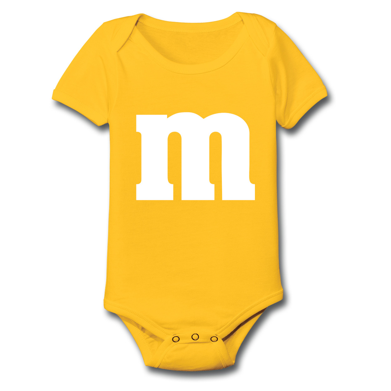 m&m baby romper