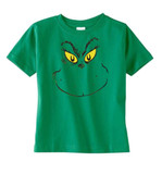 toddler - youth size kids Grinch t shirt Holiday and Christmas shirt cheap low price