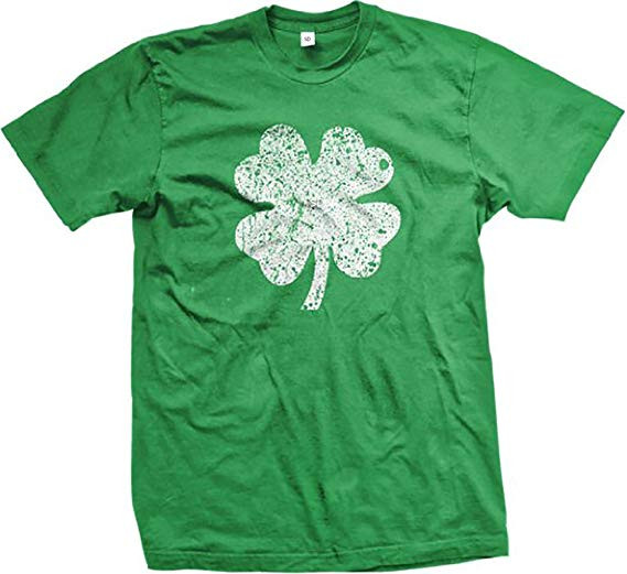 Lucky Shamrock St Patricks Day T-Shirt Mens Womens Unisex Irish Green Clover