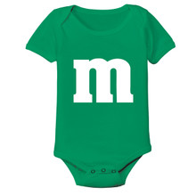 Baby Candy Onesie in Green For St Patty's Day or Irish Pride Clothing