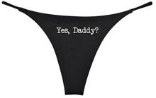 Ye Daddy panties thong lingerie