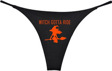 Witch Halloween Thong Funny Underwear Women Bachelorette Party Gift