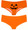 Women's Orange Pumpkin Underwear Jack o Lantern