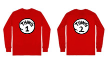 Thing 1 and 2 Couples Matching Shirts for Him and Her