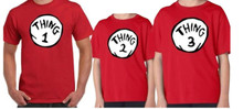 thing 1 -5 family shirts