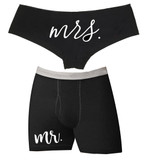 Matching Couples Underwear Bride and Groom Honeymoon Bachelorette Party Gift