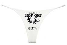 Funny Bachelorette Bridal Shower Thong Cute Bunny Lingerie Easter Halloween Cosplay