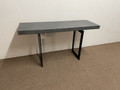 CENTURY FURNITURE METAL CONSOLE TABLE IN BLACK & GRAY