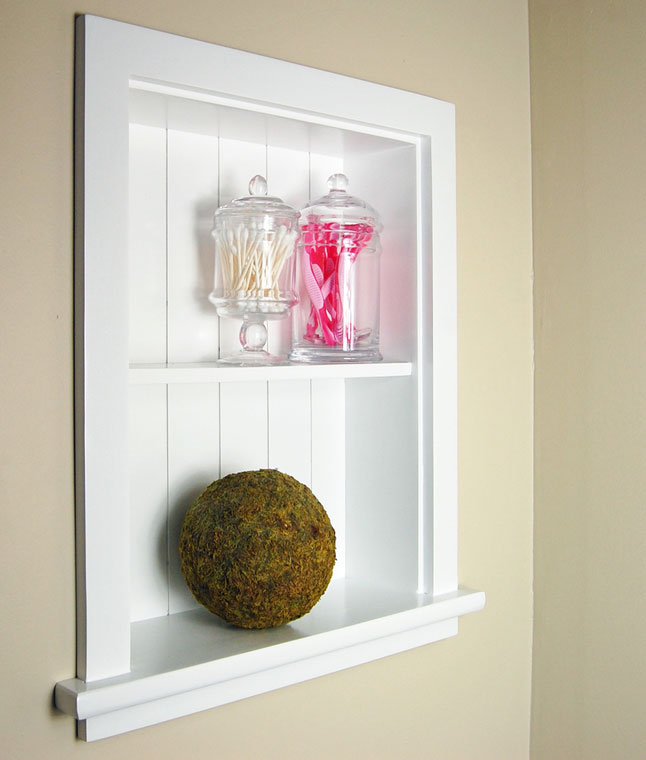  Recessed Medicine Cabinet, Wall Niche, In Shelves