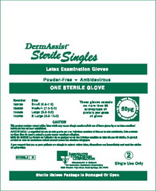 INNOVATIVE DERMASSIST POWDER-FREE STERILE LATEX EXAM GLOVES