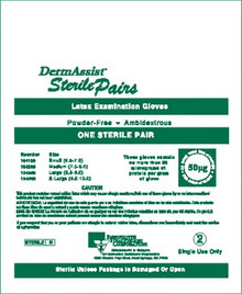 INNOVATIVE DERMASSIST POWDER-FREE STERILE LATEX EXAM GLOVES