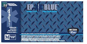 INNOVATIVE DERMASSIST EP BLUE POWDER-FREE LATEX MEDICAL GLOVES