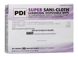 PDI SUPER SANI-CLOTH GERMICIDAL DISPOSABLE WIPE